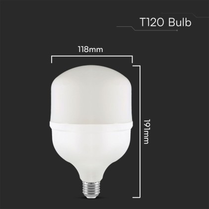 V-TAC Lampadina LED E27 40W T120 6500K