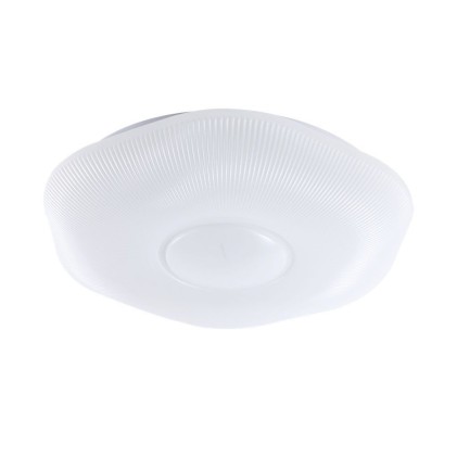V-TAC Plafoniera LED 60W Rotonda con Telecomando controllo Remoto CCT 3in1 Colore Bianco D500mm Dimmerabile 3000-6500K Cover Zigrinata