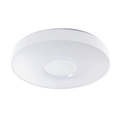 V-TAC Plafoniera LED 40W Rotonda con Telecomando CCT 3in1 Colore Bianco D390mm Dimmerabile 3000-6500K Cover a Disco