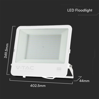 V-TAC PRO Faro LED SMD Chip Samsung 200W Cavo 1m Colore Bianco 6500K IP65