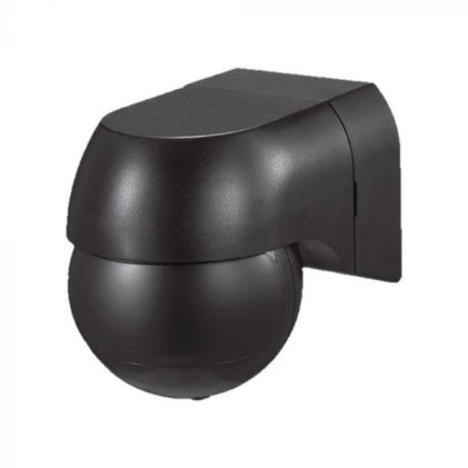 V-TAC Sensore di Movimento a Infrarossi 180° Montaggio a Plafone Colore Nero (Max 400W) IP44