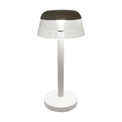 Lampada LED da Tavolo 3W Colore Bianco in Alluminio Ricaricabile con USB C Touch Dimmerabile CCT 3in1