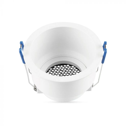 Gu10 Fitting Round Aluminum Body Deep Anti Glare White Body With Hoyne Comb