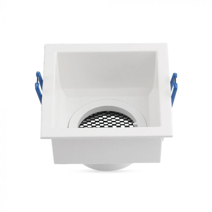 Gu10 Fitting Square Aluminum Body Deep Anti Glare White Body With Hoyne Comb