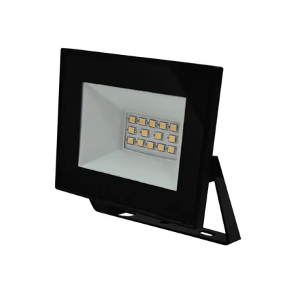 V-TAC Faro LED SMD 10W Slim E-Series con Driver Integrato Nero 4000K IP65