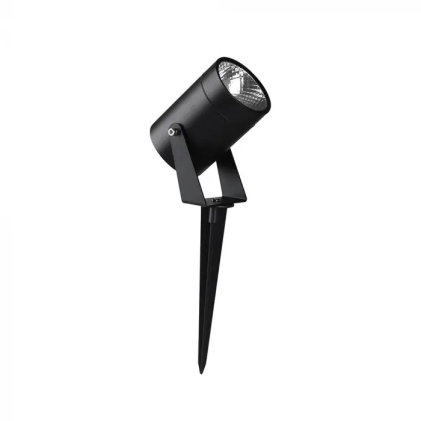 V-TAC Faretto LED da Giardino 10W con Picchetto Colore Nero 4000K IP65