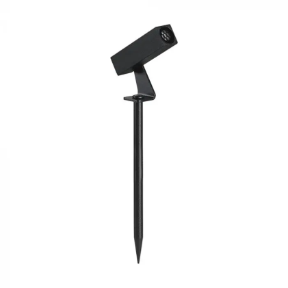2W Led Spike Light Aluminum 4000K Black Body Ip65 Sq