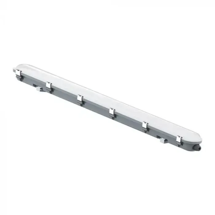 V-TAC Plafoniera LED Impermeabile 48W 120LM/W Sensore microonde Collegabile in Serie 150cm 4000K IP65