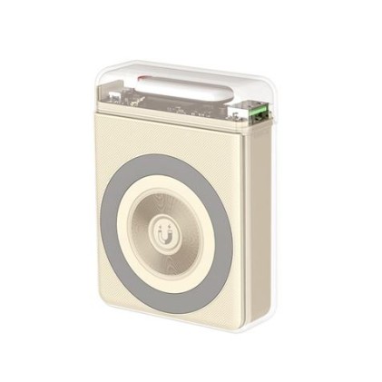 XO Powerbank 10000Mah - Uscite Tipo C 20W, USB 22,5W, Ricarica Wireless 15W - Ingressi Tipo C 18W - Facile da trasportare - Ricarica rapida - Resistente - Stabilità e Protezione - Colore Beige