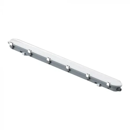 V-TAC Plafoniera LED Impermeabile 36W 120LM/W Sensore microonde Collegabile in Serie 150cm 6500K IP65
