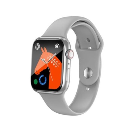 XO Smart Watch con schermo IPS da 1,83" - Batteria da 3,7 V, 200 Mah - Funzioni di rilevamento della frequenza cardiaca e della saturazione di ossigeno - Contapassi - Monitoraggio del sonno - Chiamate Bluetooth - Colore Argento