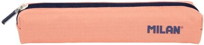 Mini Astuccio Rotondo Milan Serie 1918 - Tessuto Resistente a Rotture e Strappi - Misure 20,5x4,5x5cm - Colore Rosa