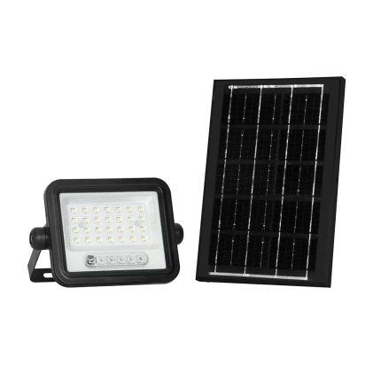 50W Led Solar Floodlight 2000K-8000K Black Body Battery Indicator