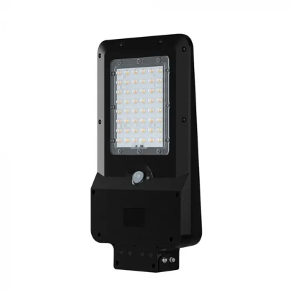 20W Led Solar Street Light 5400Mah Cct:3In1 Black Body 3000Lm