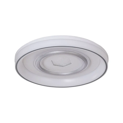 48W Led Decorative Ceiling Lamp (?485*70Mm) Cct:3In1 White With Ir Remote Control