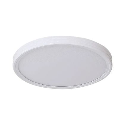 36W Led Decorative Ceiling Lamp (?390*35Mm) Cct:3In1 White+Black With 2.4G Rf Control