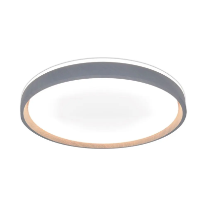 V-TAC Lampadario LED 40W a Plafone con Telecomando &Oslash;391mm Legno CCT Dimmerabile