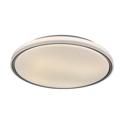 V-TAC Lampadario LED 60W Rotondo a Plafone con Telecomando CCT Nero Dimmerabile