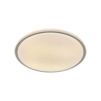 V-TAC Lampadario LED 60W Rotondo a Plafone con Telecomando CCT Grigio Dimmerabile