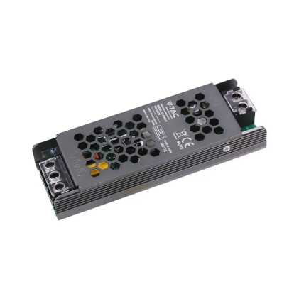 V-TAC Alimentatore LED Slim in Metallo 60W 24V 2.5A con 1 Uscita 145x50x24mm IP20