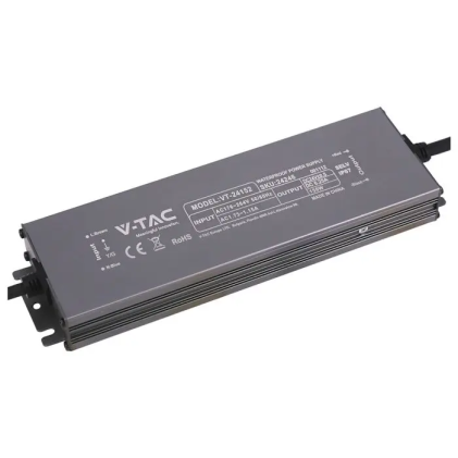 V-TAC Alimentatore LED in Metallo 150W 24V 6.25A con 1 Uscita 224x65x25mm IP67