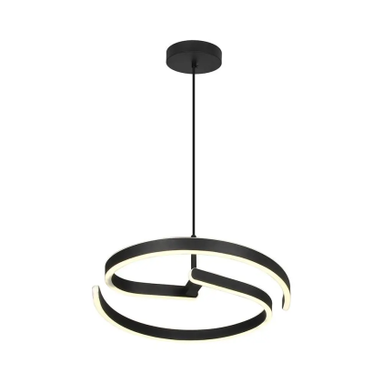 V-TAC Lampadario LED a Sospensione 25W Decorativo Nero Opaco 4000K