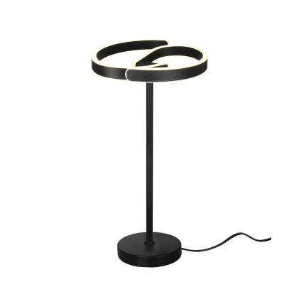 V-TAC Lampada LED da Tavolo Cablata Decorativa in Metallo Nera Opaca 4000K