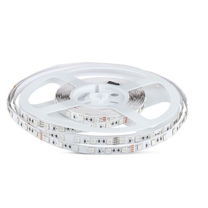V-TAC Strip LED SMD5050 9W/m 5m 60 LED/m 24V 3000K IP20 10mm