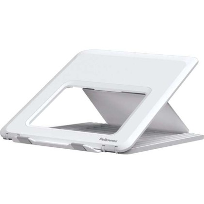 Riser Fellowes Breyta per laptop fino a 14" - 12 regolazioni di altezza - Peso massimo 4 kg - Realizzato con materiali riciclabili al 100% - Colore bianco