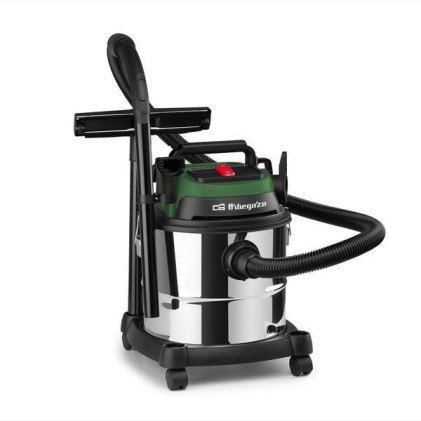 Orbegozo APS 1400 Aspirapolvere potente ed efficiente - Potenza 1380 W - Doppio filtro Hepa - Serbatoio in metallo da 20 litri - Funzione soffiatore - Accessori completi - Facile da maneggiare e trasportare