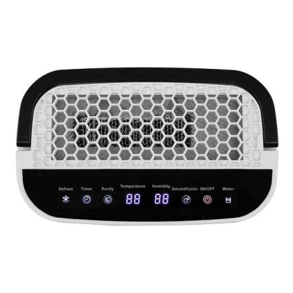 Deumidificatore compatto Orbegozo DH 650 - Touch Control - Pannello LED - Modalit&agrave; Purificatore - Timer 24 ore - Modulo Termoelettrico - Serbatoio 2,5 L