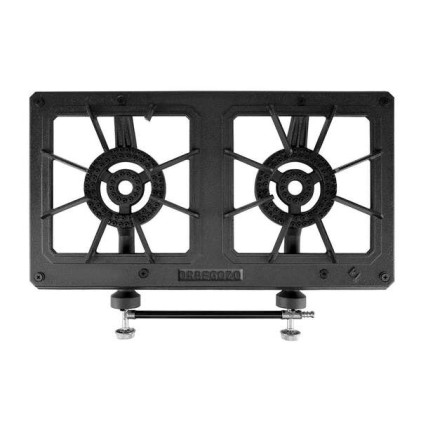 Fornello a Gas Portatile Orbegozo FO 6200 - Potente e Resistente per Uso Esterno - Griglia in Ghisa - Sicuro e Pratico - Potenza 7kW