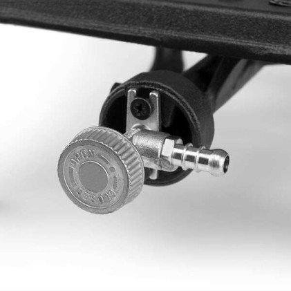 Fornello a gas portatile resistente Orbegozo FO 6100 - Potente bruciatore da 3,5 kW - Griglia in ghisa - Uso esterno sicuro - Compatto e facile da trasportare