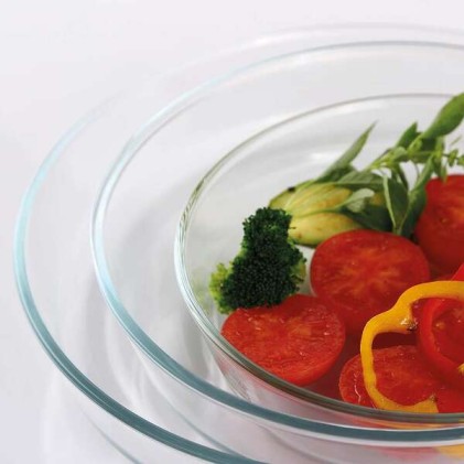 Vassoi in vetro serie Orbegozo BND - 2,1 litri - Versatilit&agrave; e resistenza - Adatti per forno e microonde Facile pulizia e durata