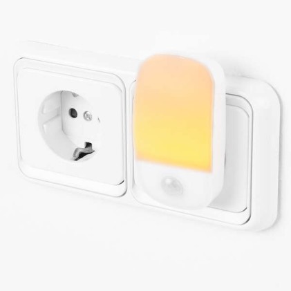 Luce notturna LED per bambini Orbegozo LP 1000 - Luce calda automatica - Protezione da sovraccarico - Ideale per far riposare i più piccoli
