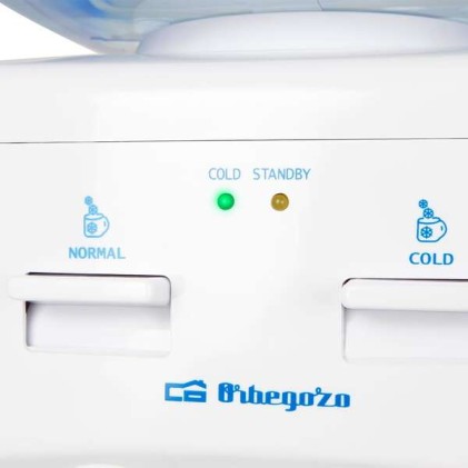 Erogatore Acqua Fredda Orbegozo DA 5525 - Capacità 7 Litri - Raffreddamento 8º-15º - Potenza 65W - Indicatori luminosi - Vaschetta raccogligocce - Facile pulizia e ricarica