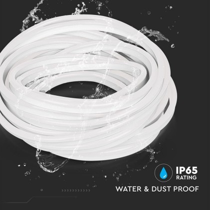 V-TAC Neon Flex 8W/m 120 LED/m Bobina 10m 24V 6400K IP65