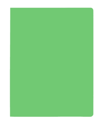 Gio By Elba Simple Semi-Intense Folio Subfolder - Cartoncino da 180 g/m&sup2; - Formato Folio - Colore semi-intenso - Colore verde
