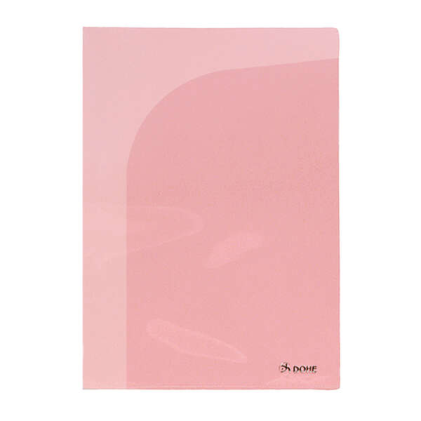 Dossier doppio Dohe con due tasche interne - Formato A4 - Realizzato in polipropilene traslucido - Tasche interne per carte e CD