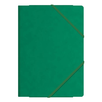 Cartelline elastiche Dohe con tre alette - Formato A4 - Cartone di alta qualit&agrave; - Laminato - Chiusura elastica piatta