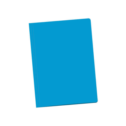 Dohe Confezione da 50 sottocartelle in cartone A4 da 180 g/m² - Con fessura per chiusura - Resistenti e durevoli - Ideali per organizzare i documenti - Blu