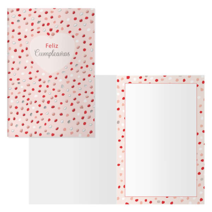 Dohe Confezione da 6 biglietti di auguri di compleanno - 11,5x17 cm - Stampa a colori - Stampa su pellicola a colori - Stampa a secco - Carta offset bianca da 300 g/m² - Include busta colorata