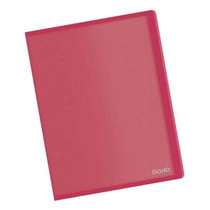 Cartella Dohe con 30 buste formato A4 - Copertina flessibile in polipropilene - Buste trasparenti saldate - Organizza i tuoi documenti con stile