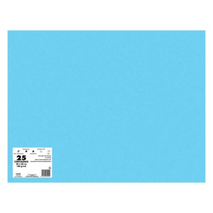Confezione Dohe da 25 cartoni da 180 G/M2 - Formato 50x65 cm - PH neutro - Senza cloro elementare - Coloranti biodegradabili - Colore blu oceano