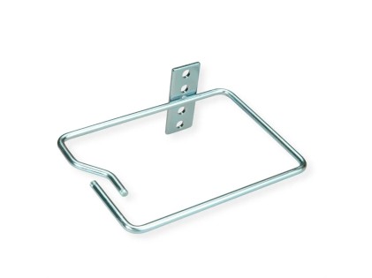 ROLINE 19" ANELLO GESTIONE CAVI, VERTICALE, 140X100MM, METALLO, MONTAGGIO SX, INGRESSO CAVI DX
