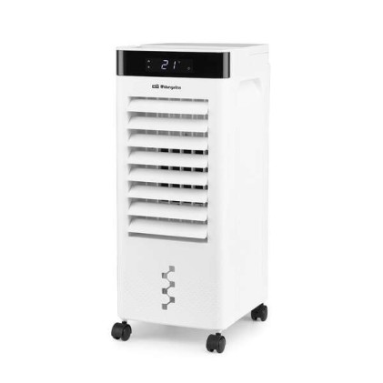 Climatizzatore 3 in 1 Orbegozo AIR 37 Purifica, Umidifica e Rinfresca - Potenza 65W - Display Digitale - Timer 12h - Serbatoio 6L - 3 Velocit&agrave; - Lamelle Oscillanti - Ruote Pivottanti - Silenzioso e Facile da Usare