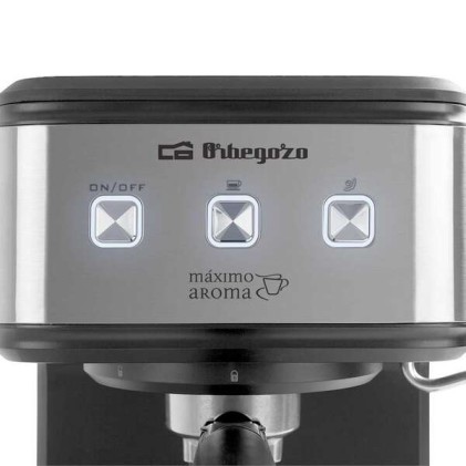 Macchina per Caffè Espresso Intense Orbegozo EX 5210 - Pressione 20 Bar - Potenza 1100 W - Pannello Touch - Serbatoio 1,5 L - Valvola di Sicurezza - Vaporizzatore in Acciaio Inox - Accessori Inclusi