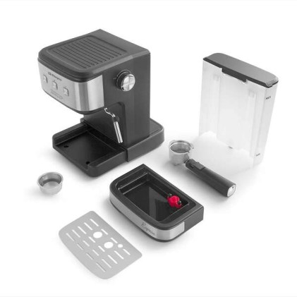 Macchina per Caffè Espresso Intense Orbegozo EX 5210 - Pressione 20 Bar - Potenza 1100 W - Pannello Touch - Serbatoio 1,5 L - Valvola di Sicurezza - Vaporizzatore in Acciaio Inox - Accessori Inclusi