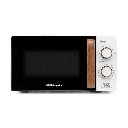 Microonde Orbegozo Mi 2122 - Capacit&agrave; 20 litri - Potenza 700 W - 6 livelli di potenza - Timer 30 minuti - Scongelamento - 230 V