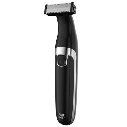 Muvip Bodygroom Rasoio elettrico ricaricabile impermeabile - Testina rimovibile - Resistenza all acqua IPX4 - Autonomia 90 m